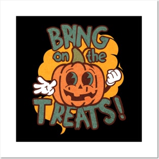 Halloween Pumpkin: Bring on the Treats! Posters and Art